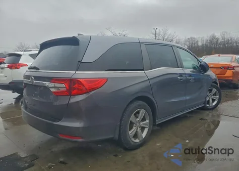 2020 Honda Odyssey Ex z USA, uszkodzony, nr VIN 5FNRL6H5XLB060598
